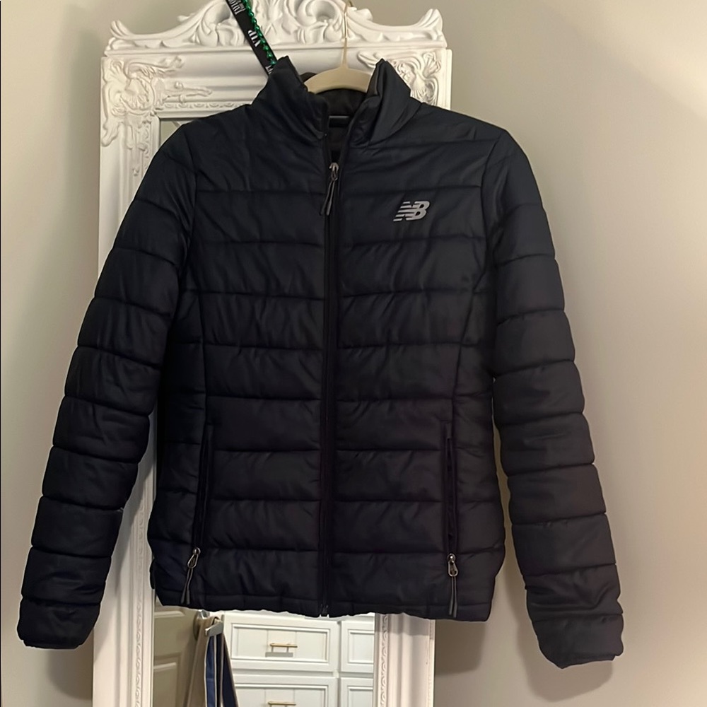 New Balance navy blue puffer jacket